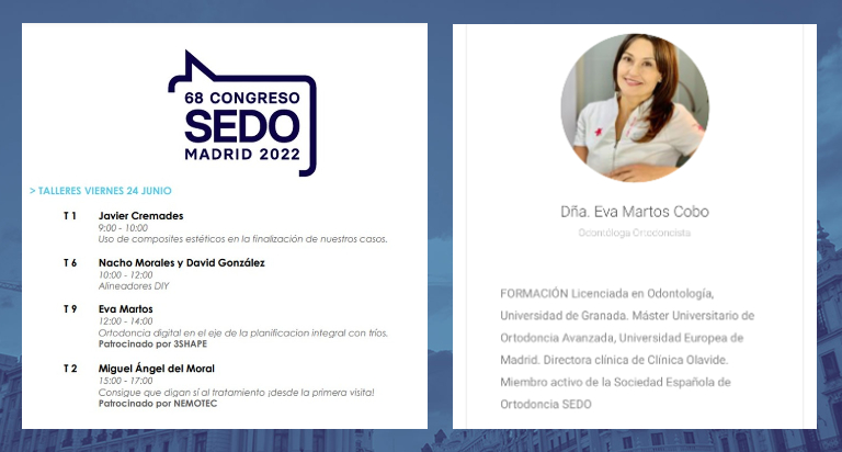 La Dr. Eva Martos participa como ponente en el Congreso SEDO 2022 en Madrid