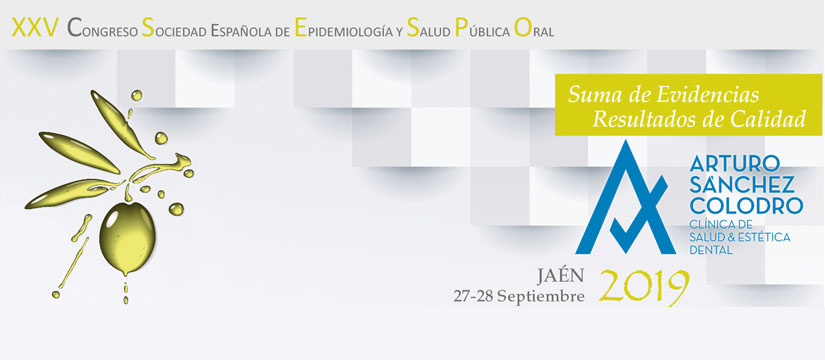 XXV Congreso Sociedad Española de Epidemiología y Salud Pública Oral 2019.